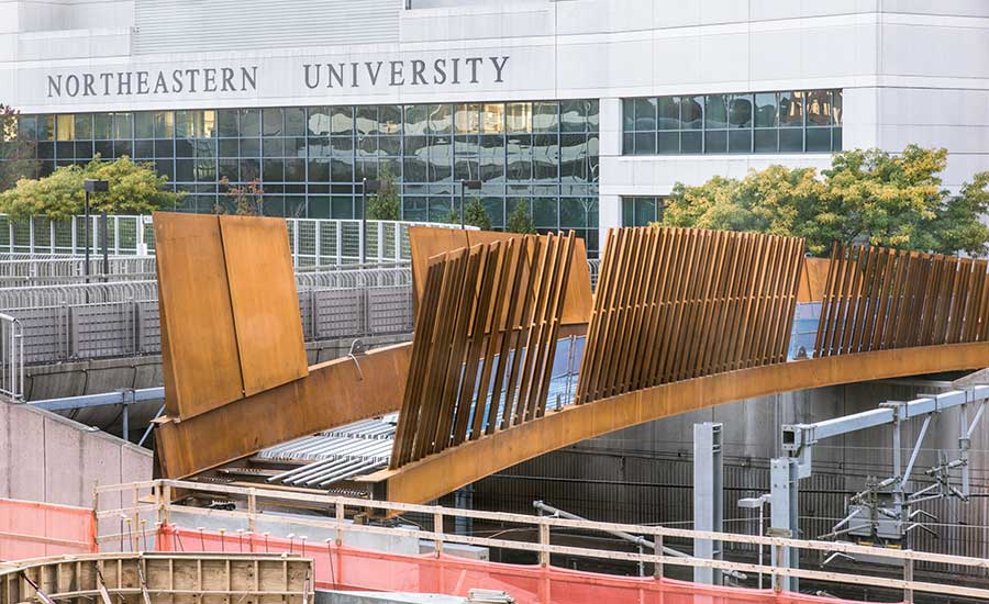Northeastern University South Campus Pedestrian Bridge Boston, MA